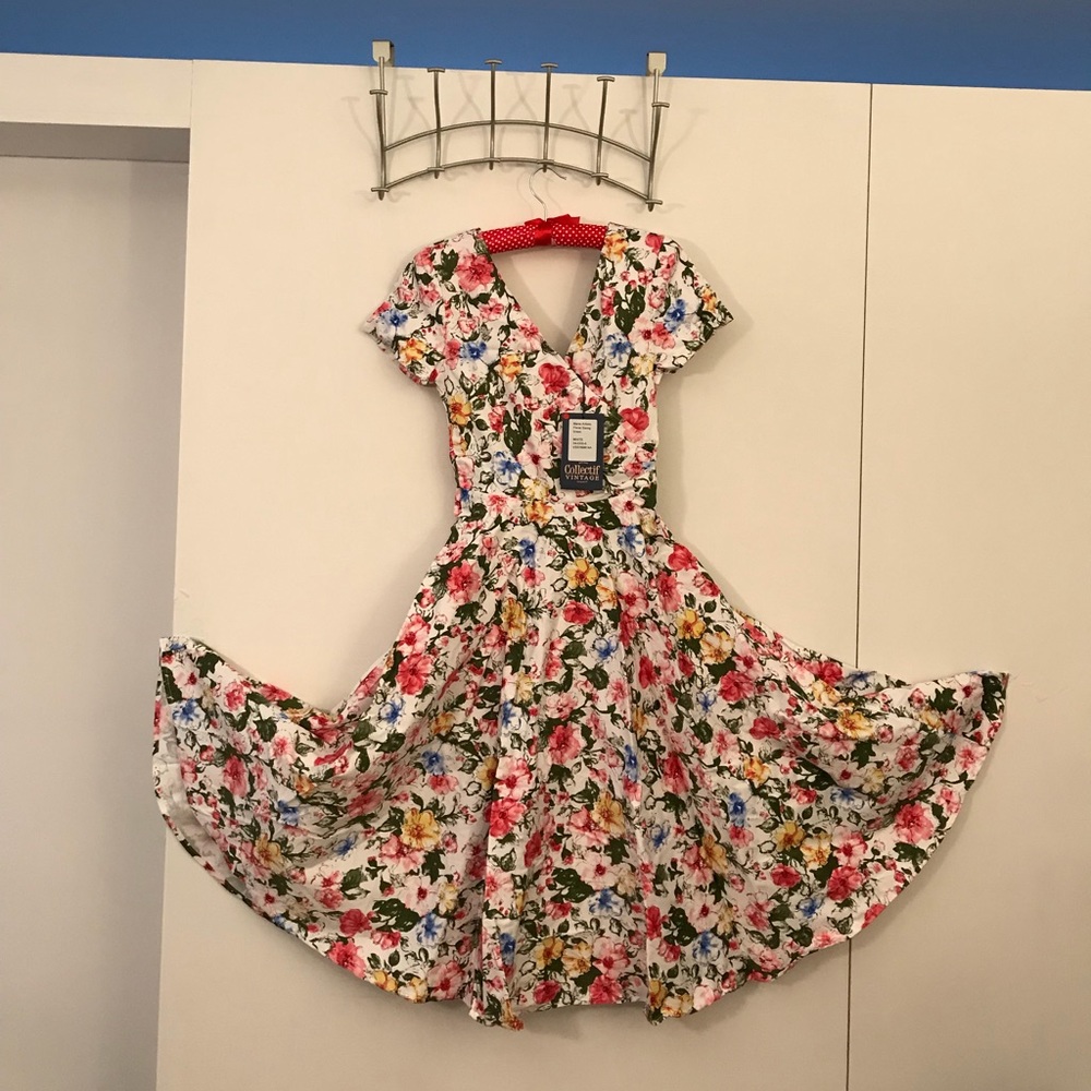 NWT pinup rockabilly Collectif circle dress
